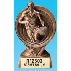 Resin Trophies - #Basketball 6" Resin Award